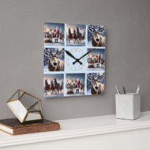 Père Noël’s Crew : Père Noël Poses Reindees