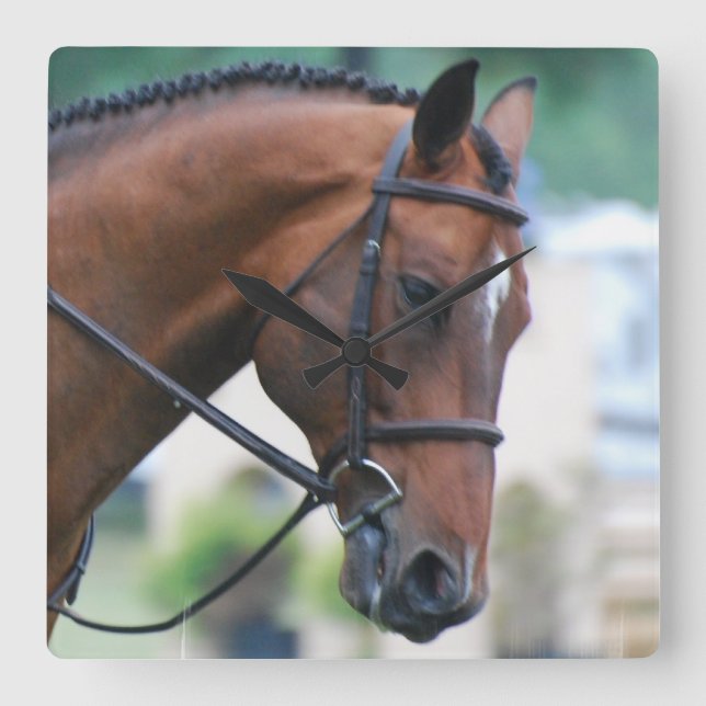 Horloge Carrée Personnaliser (Recto)