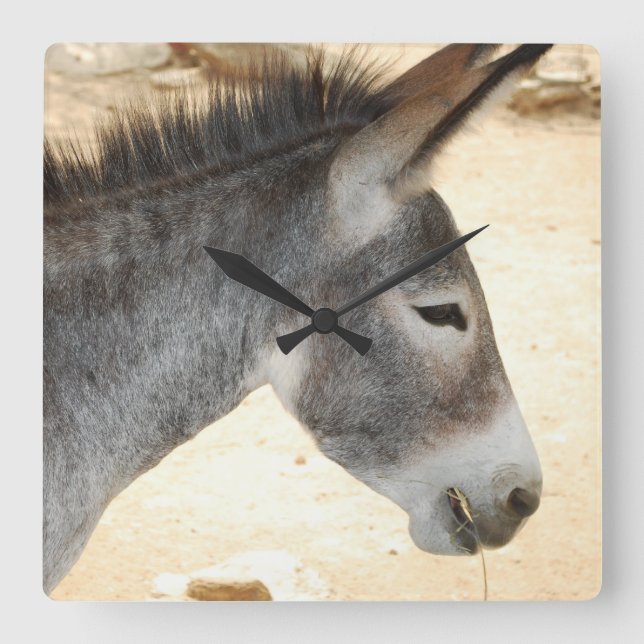 Horloge Carrée Personnaliser (Recto)