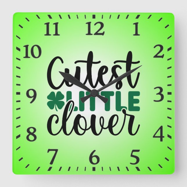 Horloge Carrée Petit Clover Cutest Charm-60277 (Recto)