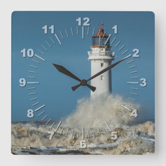 Horloge Carrée Phare