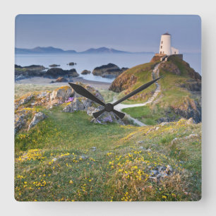 Horloge Carrée Phare de MAWR de Twr sur l'île de Llanddwyn