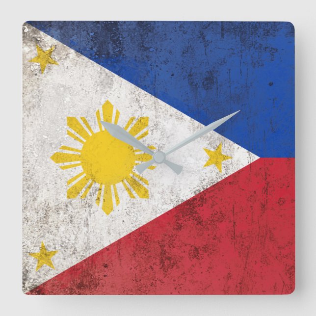 Horloge Carrée Philippines (Recto)