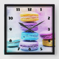 Photo de Macarons colorés