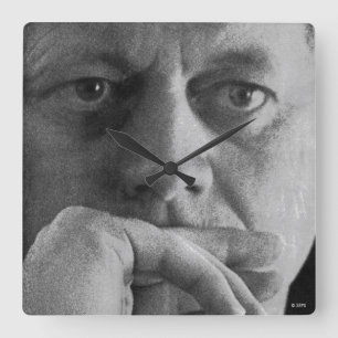 Horloge Carrée Photographie de John F. Kennedy