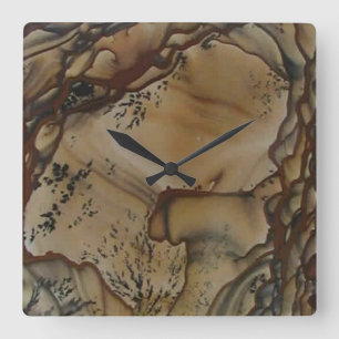 Horloge Carrée Picture Jasper Wall Clock