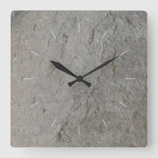 Horloge Carrée PIERRE | image naturelle