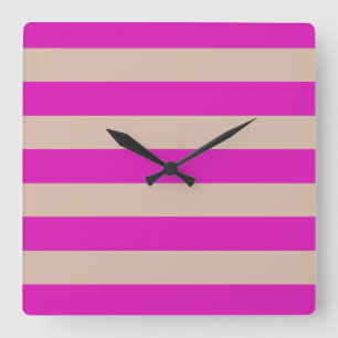 Horloge Carrée Pink ajustable