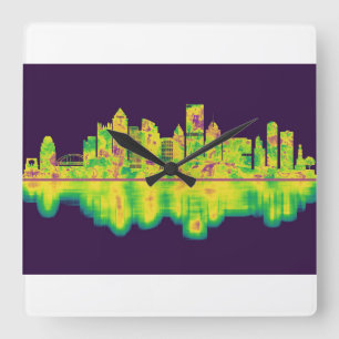Horloge Carrée Pittsburgh