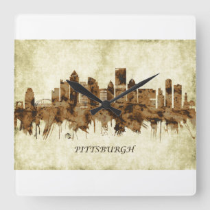 Horloge Carrée Pittsburgh Pennsylvanie