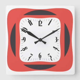 Horloge Carrée PIXELAT PREMIÈRE SÉRIE LEX par masanser