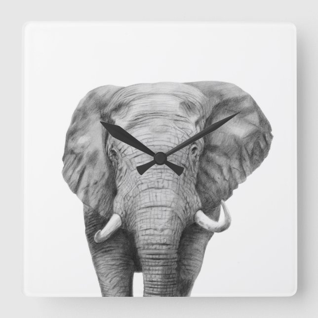 Horloge Carrée Plan de sauvegarde IV (Recto)