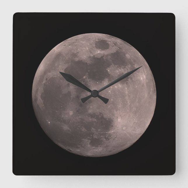 Horloge Carrée Pleine Lune (Recto)