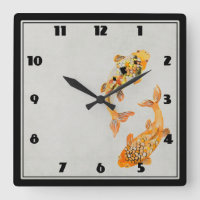 Poisson Koi Gold élégant