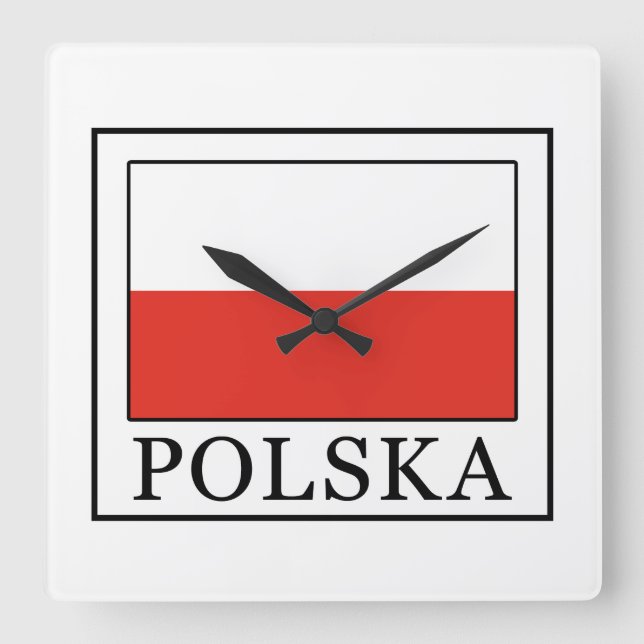 Horloge Carrée Polska (Recto)