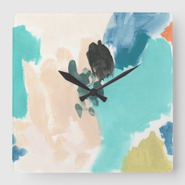 Horloge Carrée Polymerique III (Recto)