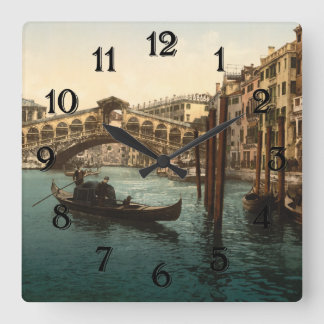 Horloge Carrée Pont I, Venise, Italie de Rialto