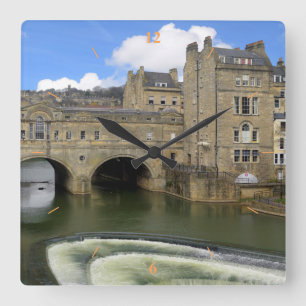 Horloge Carrée Pont Pulteney, Bath.