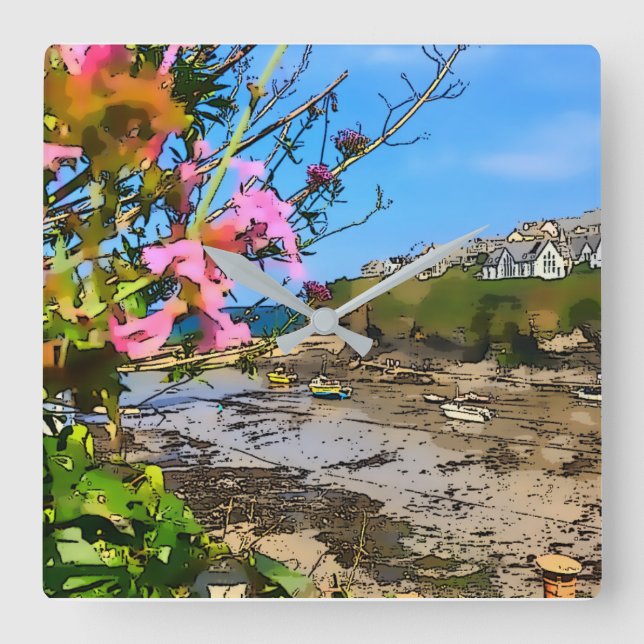 Horloge Carrée Port Isaac Cornwall Harbour Fisherman’s Friends   (Recto)