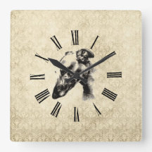 Portrait d'Elegant Ivory Damask