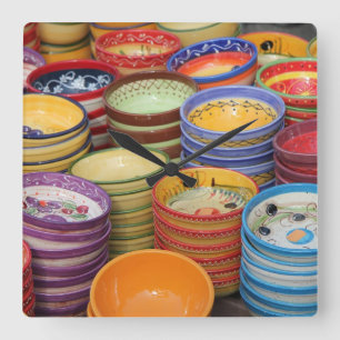 Horloge Carrée Poterie en Provence