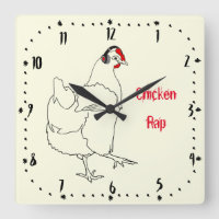 Poulet Rap Funny Musique Viande Free Vegan Art Pun