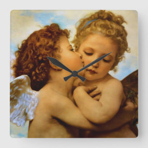 Horloge Carrée Premier baiser