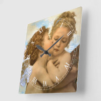 Premier Baiser (détail d'ange) de Bouguereau
