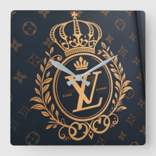 Horloge Carrée Prestige Ballpoint Pen – Royal Monogram "N" in Gol