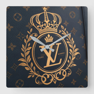 Horloge Carrée Prestige Ballpoint Pen – Royal Monogram "N" in Gol