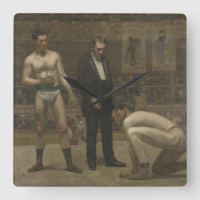 Horloge Carrée Prise du compte (Recto)