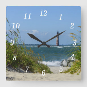 Horloge Carrée Promenade du phare de Morris Island