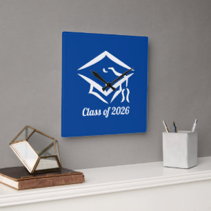 Horloge Carrée Promotion de 20?? BLUWHT Personnaliser Année