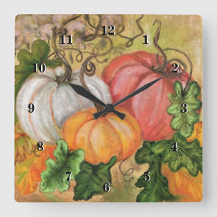 Horloge Carrée Pumkins