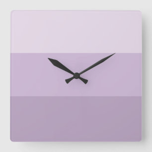 Horloge Carrée Purple Ombre rayé