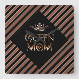 Horloge Carrée Queen Mama Wall Clock