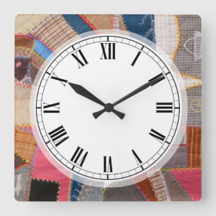 Horloge Carrée Quilter's