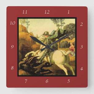 Horloge Carrée Raphael's "St. George and the Dragon" (circa 1505)