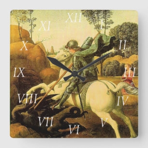 Horloge Carrée Raphael's "St. George and the Dragon" (circa 1505)