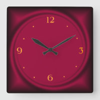 Raspberry Swirl>Horloge murale