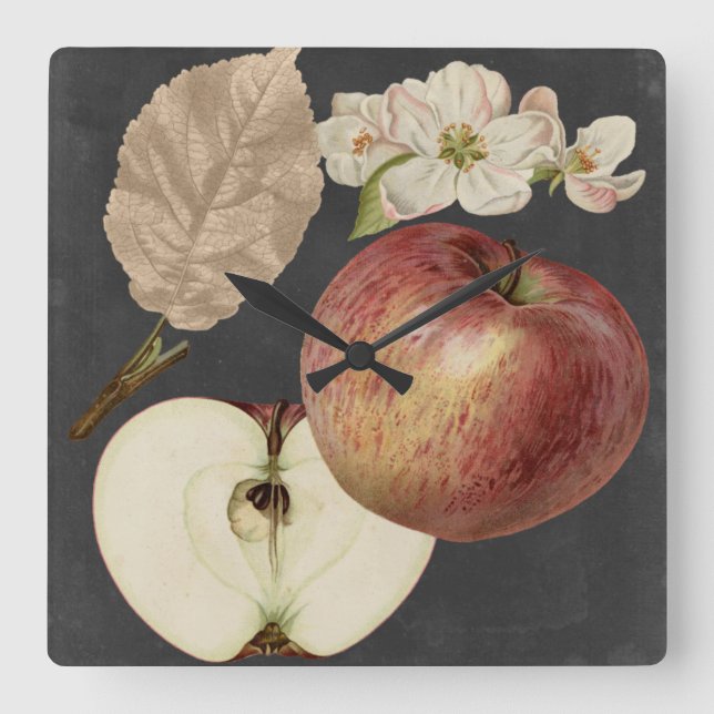 Horloge Carrée Récolte de minuit II (Recto)