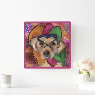 HORLOGE CARRÉE RÉCUPÉRATION DE LABRADOR