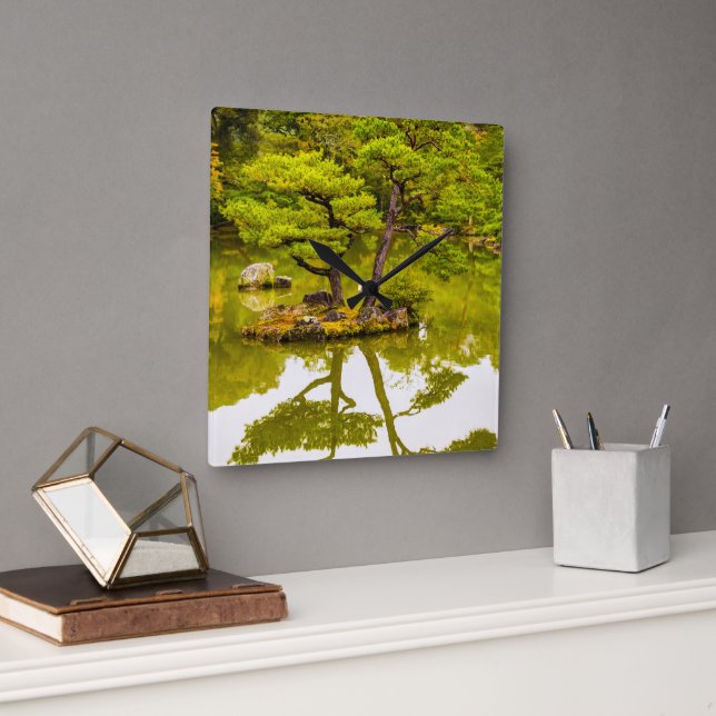 Horloge Carrée Réflexions (Bureau)