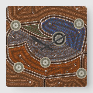 Horloge Carrée Réfrigérateur Hans ou Kookaburra Igloo