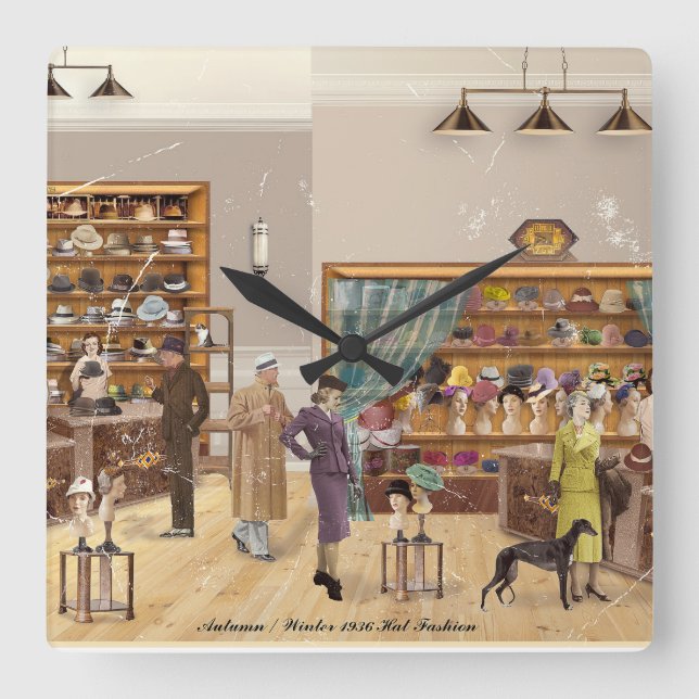 Horloge Carrée Reloj Cuadrado Autumn - Winter Fashion, 1934 (Recto)