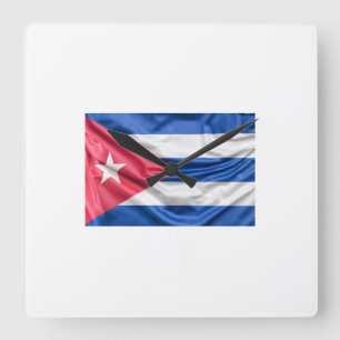Horloge Carrée Reloj Cuba