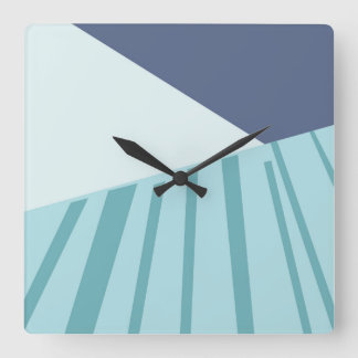 Horloge Carrée Reloj de pared blå