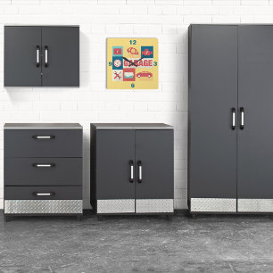 Horloge Carrée Réparateur automobile professionnel Iconic Conçu