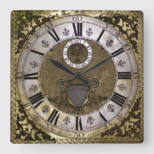 Horloge Carrée Réplique barouque vintage