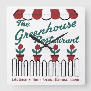 Horloge Carrée Restaurant Greenhouse, Elmhurst, Illinois
